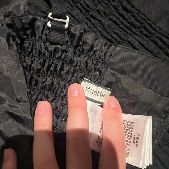 jouetie black tank top - Picture 4 of 5